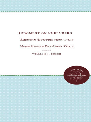 cover image of Judgment on Nuremberg
